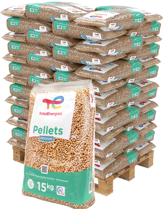 Granulés de bois Pellets Premium de TotalEnergies