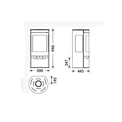 Poêle à bois Panadero 18150 Suerte